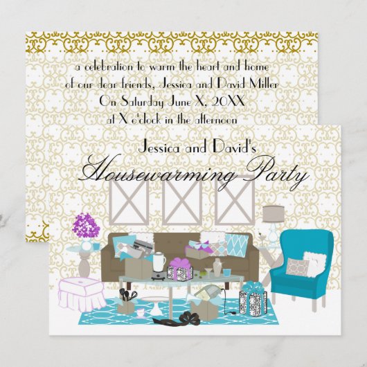 天才の部屋 招待状 (正面/裏面)