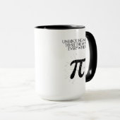 天才はいたるところで数学を見る 頭脳を解き放て マグカップ (正面右)