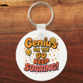 天才やる気を起こさせる キーホルダー (裏面)