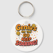 天才やる気を起こさせる キーホルダー (裏面)