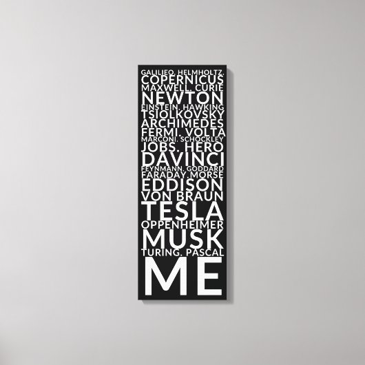 天才インスピレーション キャンバスプリント (正面)