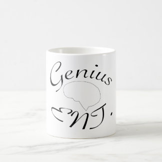 天才エンターテイメントの黒くか白いマグ コーヒーマグカップ