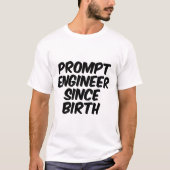 天才プロンプトエンジニア Tシャツ (正面)