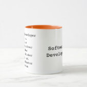 天才マジシャンのソフトウェア開発者マグ マグカップ (中央)