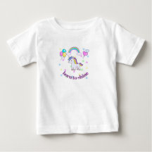 天才ユニコーン・トドラーTシャツ