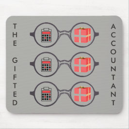 「天才会計士のロゴ」 マウスパッド