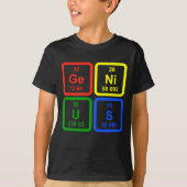 天才元素周期表 科学グッズ Tシャツ (正面)