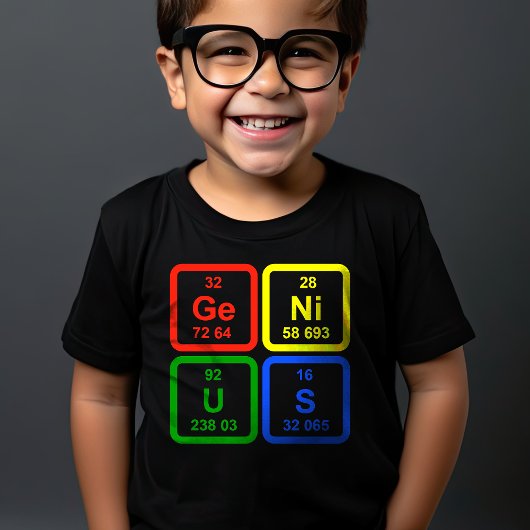 天才元素周期表 科学グッズ Tシャツ