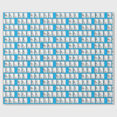 天才周期表科学ギークおたく ラッピングペーパー (フラット)