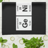 天才周期表 キッチンタオル (折り畳み)