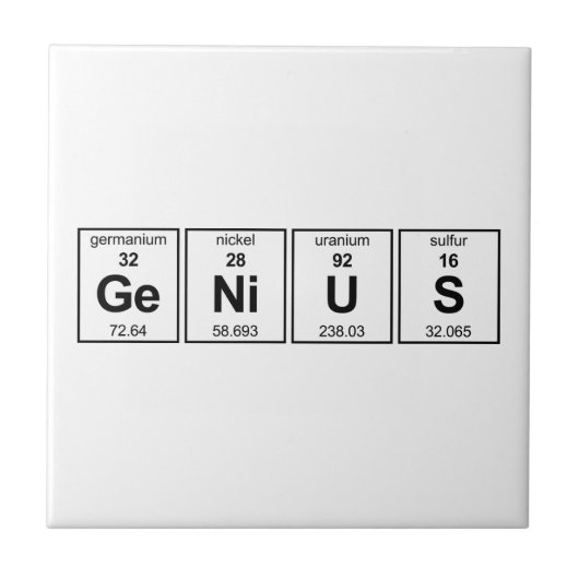 天才周期表 タイル (正面)