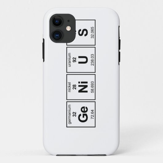 天才周期表 Case-Mate iPhoneケース (裏面)