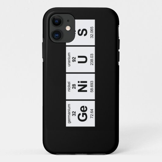天才周期表 Case-Mate iPhoneケース (裏面)