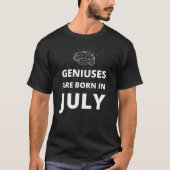 天才生まれは7月 Tシャツ (正面)