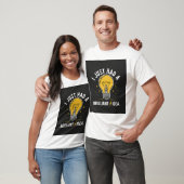 天才的なアイデア 電球 電気技師 ギフト Tシャツ (ユニセックス)
