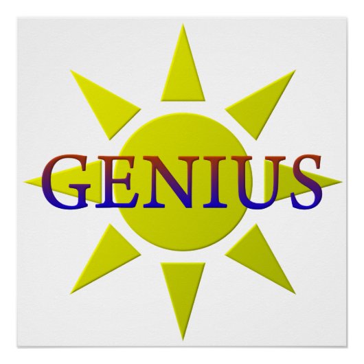 天才 ポスター (正面)