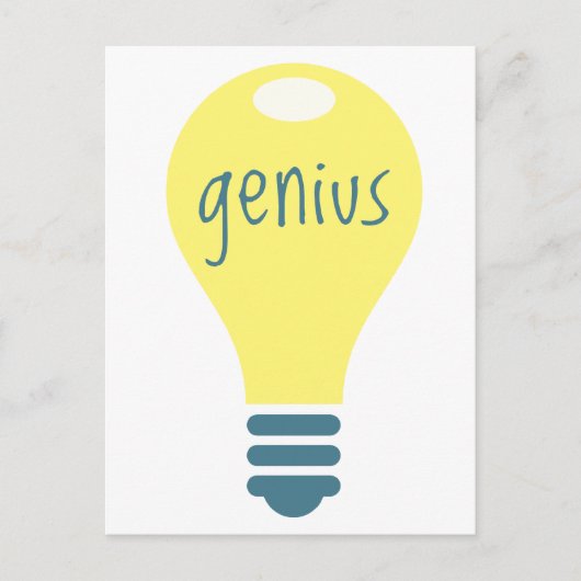 天才 ポストカード (正面)