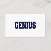 天才 名刺 (正面)