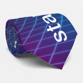 天才Cybergrid安定した80sの審美的なタイ ネクタイ (ロール)