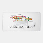 天才DNA分子生物学ユーモア デスクマット (キーボード&マウス)