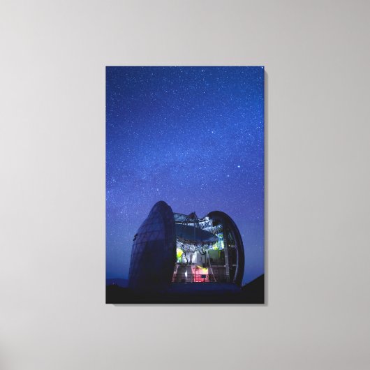 天文台カルテック地下室計 |ハワイ キャンバスプリント (正面)
