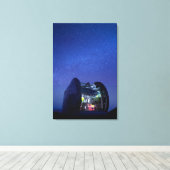 天文台カルテック地下室計 |ハワイ キャンバスプリント (インサイチュ (ウッドフロア))