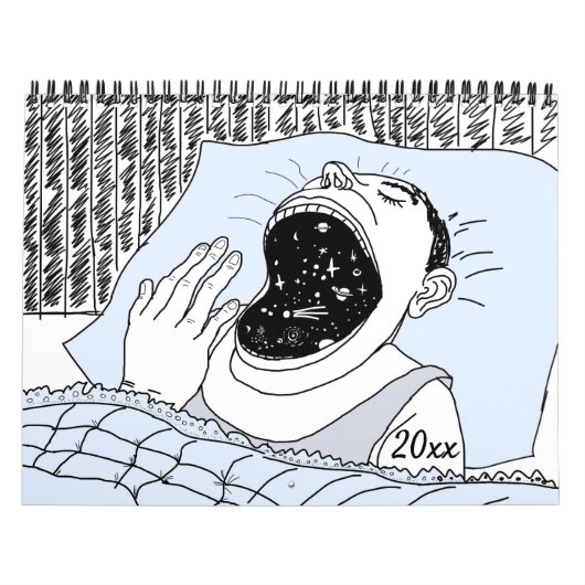 天文台モダンエレガント表のカレンダー カレンダー (カバー)