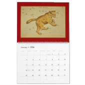 天文図カレンダー カレンダー (1月 2026)