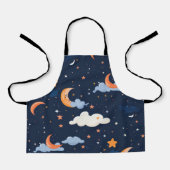 天文図様紙 エプロン (正面)