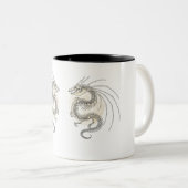 天文字：衣服の伝説、ライブ日 ツートーンマグカップ (正面右)