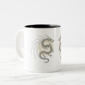 天文字：衣服の伝説、ライブ日 ツートーンマグカップ (正面左)