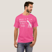 天文学おもしろいシャツHello Darkness Star Glazing T Tシャツ (正面フル)