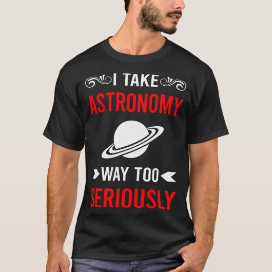 天文学が大好き Tシャツ (正面)