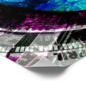 天文学が荒れた ポスター (角)