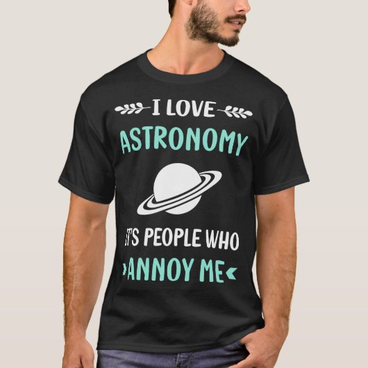 天文学で私を悩ませて Tシャツ (正面)