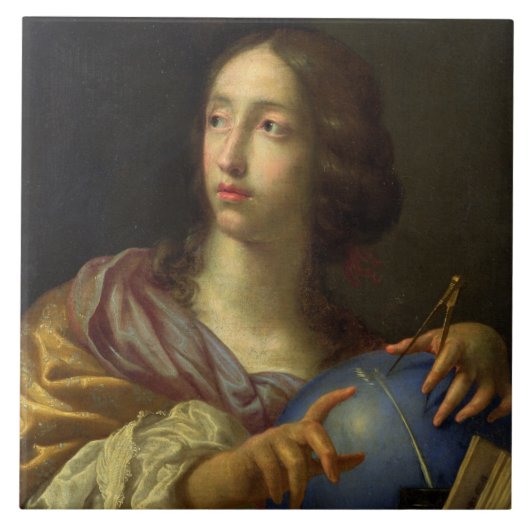 天文学のアレゴリー タイル (正面)