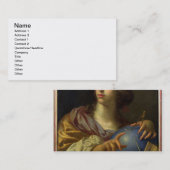 天文学のアレゴリー 名刺 (正面/裏面)