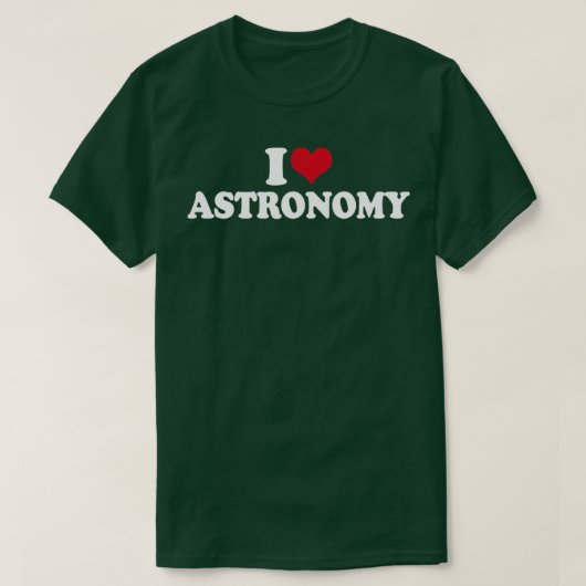 天文学のシステム太陽のと宇宙が大好き Tシャツ (デザイン正面)