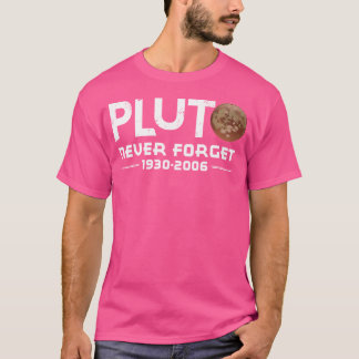 天文学のシャツプルトは決してプラネットT忘れメンズ Tシャツ