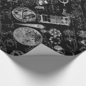 天文学のテーブル ラッピングペーパー (角)