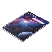 天文学のログブック – 宇宙を発見 ノートブック (左側)