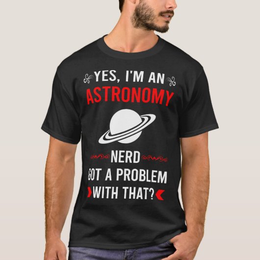 天文学の問題解決 Tシャツ (正面)