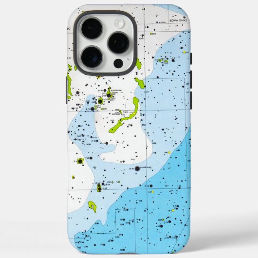 天文学の天星の地図オリオン Case-Mate iPhoneケース (裏面)