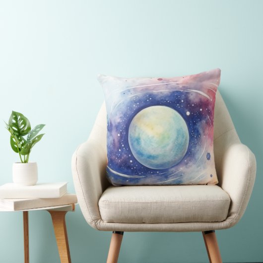 天文学の宇宙の星雲。 クッション (椅子)