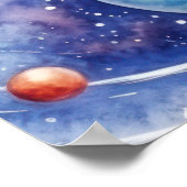 天文学の宇宙の星雲。スモール ポスター (角)