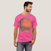 天文学の恋人のための贈り物 – 火星 Tシャツ (正面フル)