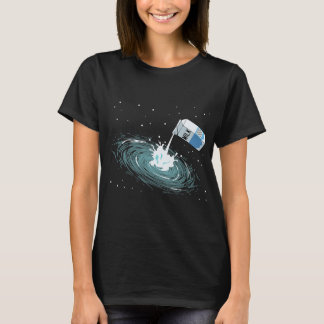 天文学の恋人の天の川かわいいおもしろい宇宙アストロノ Tシャツ