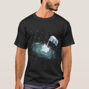 天文学の恋人の天の川かわいいおもしろい宇宙アストロノ Tシャツ