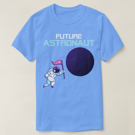 天文学の恋人銀河系科学宇宙未来星論 Tシャツ (デザイン正面)