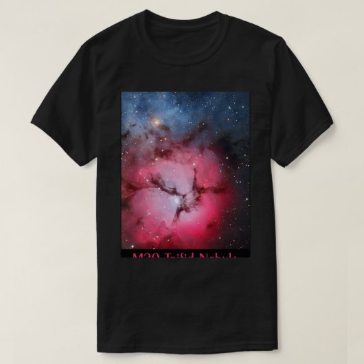天文学の恋人M20三裂の星雲メシアーオブジェクト2 Tシャツ (デザイン正面)